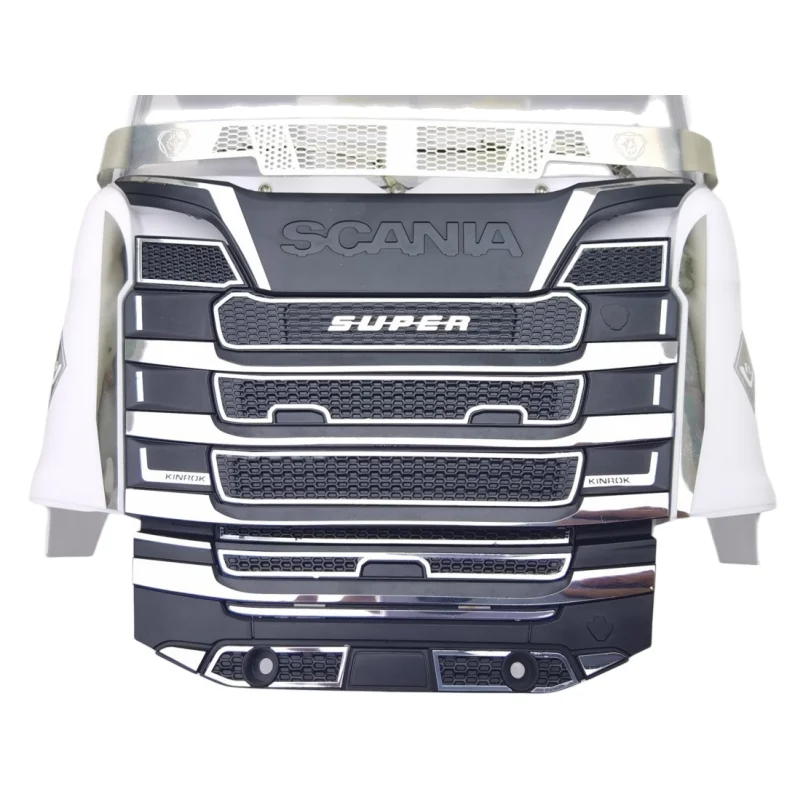 Metal Paste Model Intake Hood Stickers for 1/14 Tamiya Truck Tractor Scania 56368 770s DIY RC Cars Upgrade Decoration Parts 3