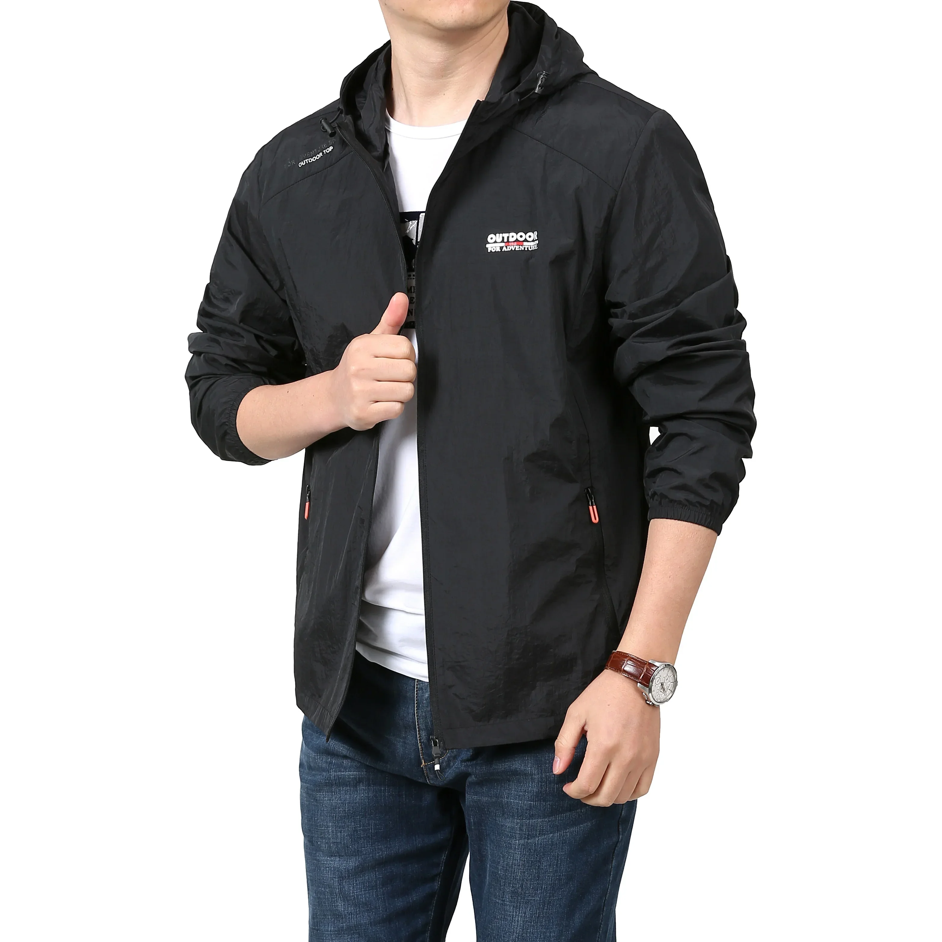 Thin Jacket Men Summer Outdoor Quick Dry Sun-Protective Jacket
