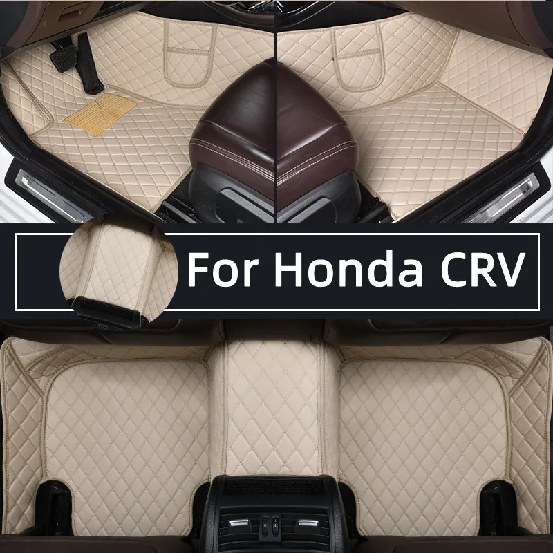 

Car Floor Mats For Honda CRV 2004 2005 2006 Custom Auto Foot Pads Automobile Carpet Cover interior accessories