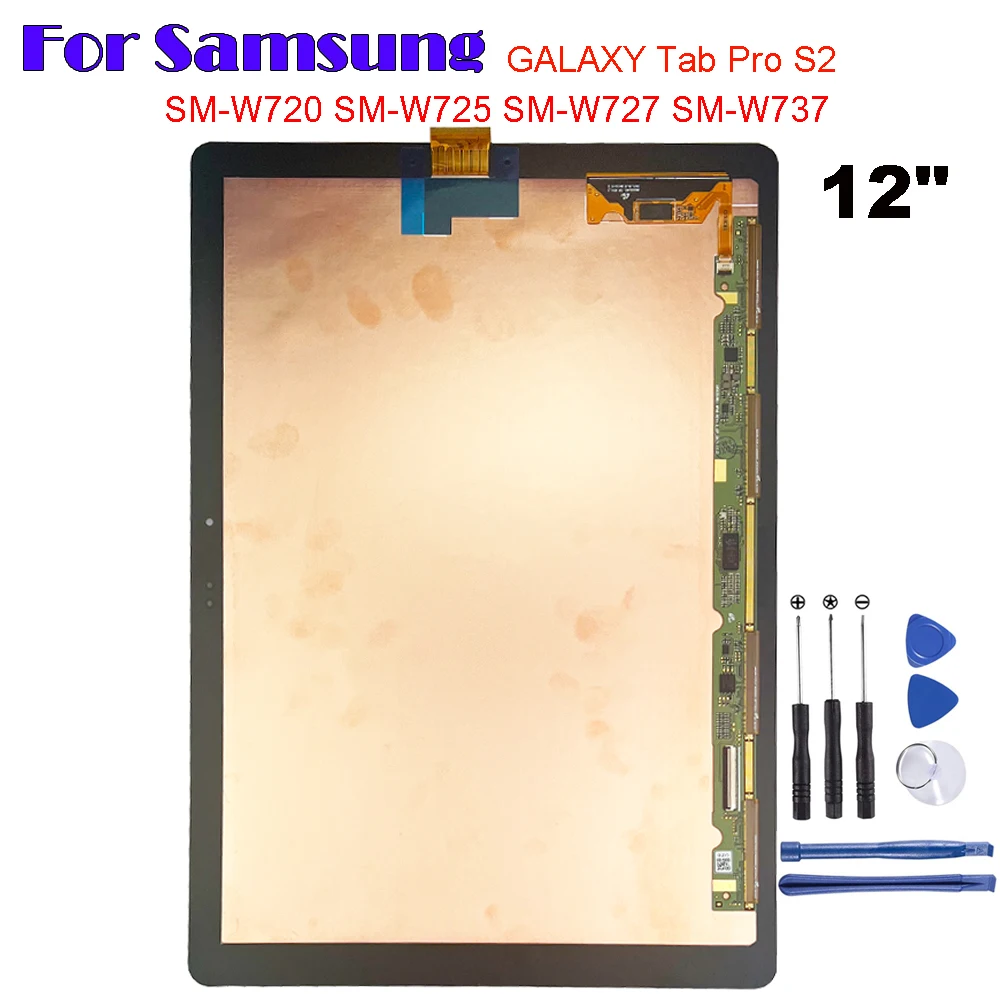 

12'' LCD Touch Screen For Samsung Galaxy Tab Pro S2 SM-W727 SM-W720 W727 W720 W725 LCD Display Digitizer Assembly panel