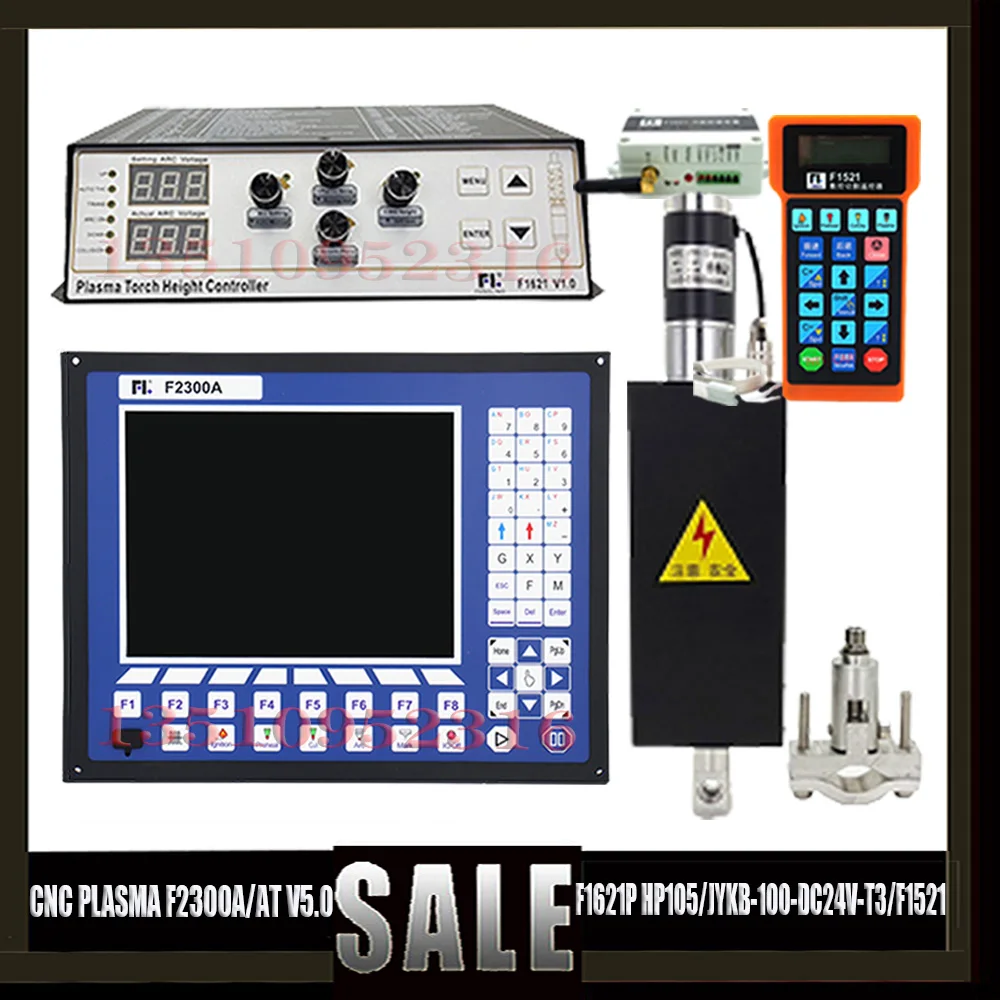 

F2300a Cnc Plasma Controller + Thc Lift Kit F2300at/F1621/Hp105/Jykb-100-dc24v/T3/F1521 Remote Control Plasma Cutting Machine