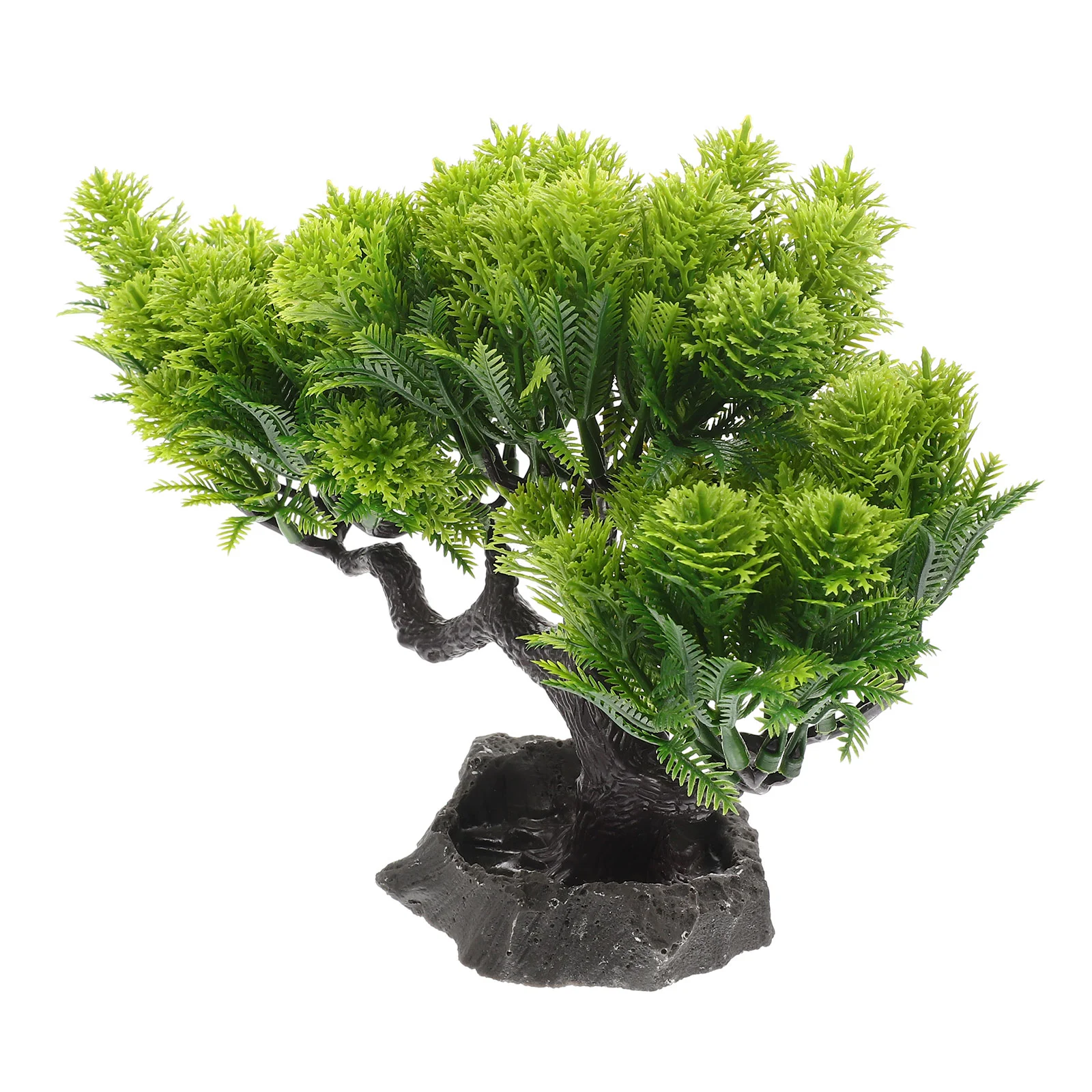 

Sashimi Dish Decoration Pine Tree Adornment Platter Sushi Desk Top Fake Statue Plastic Plate Favor Desktop