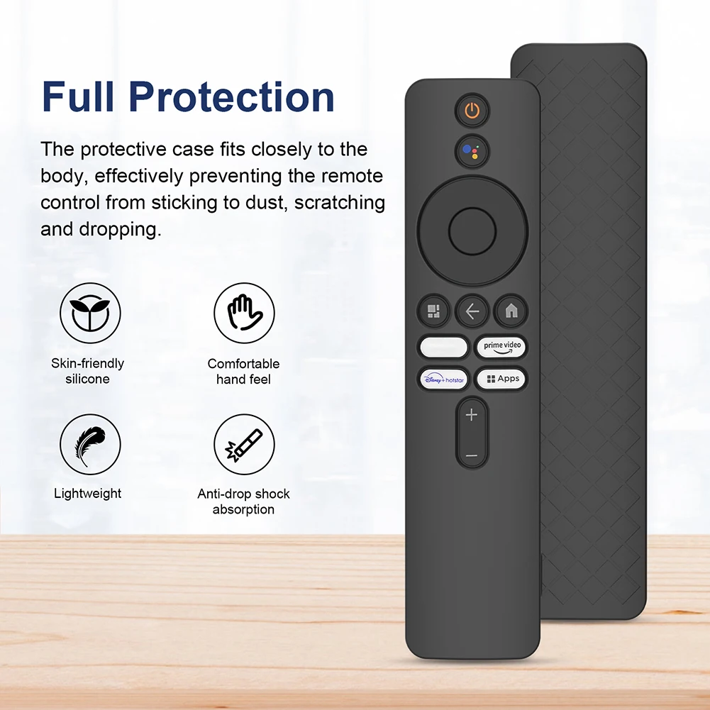 Drop-Proof Shell Lanyard Remote Control Cover Protector Shockproof Anti-Slip Accessories for Xiaomi 4K TV MiBoX 2nd Gen