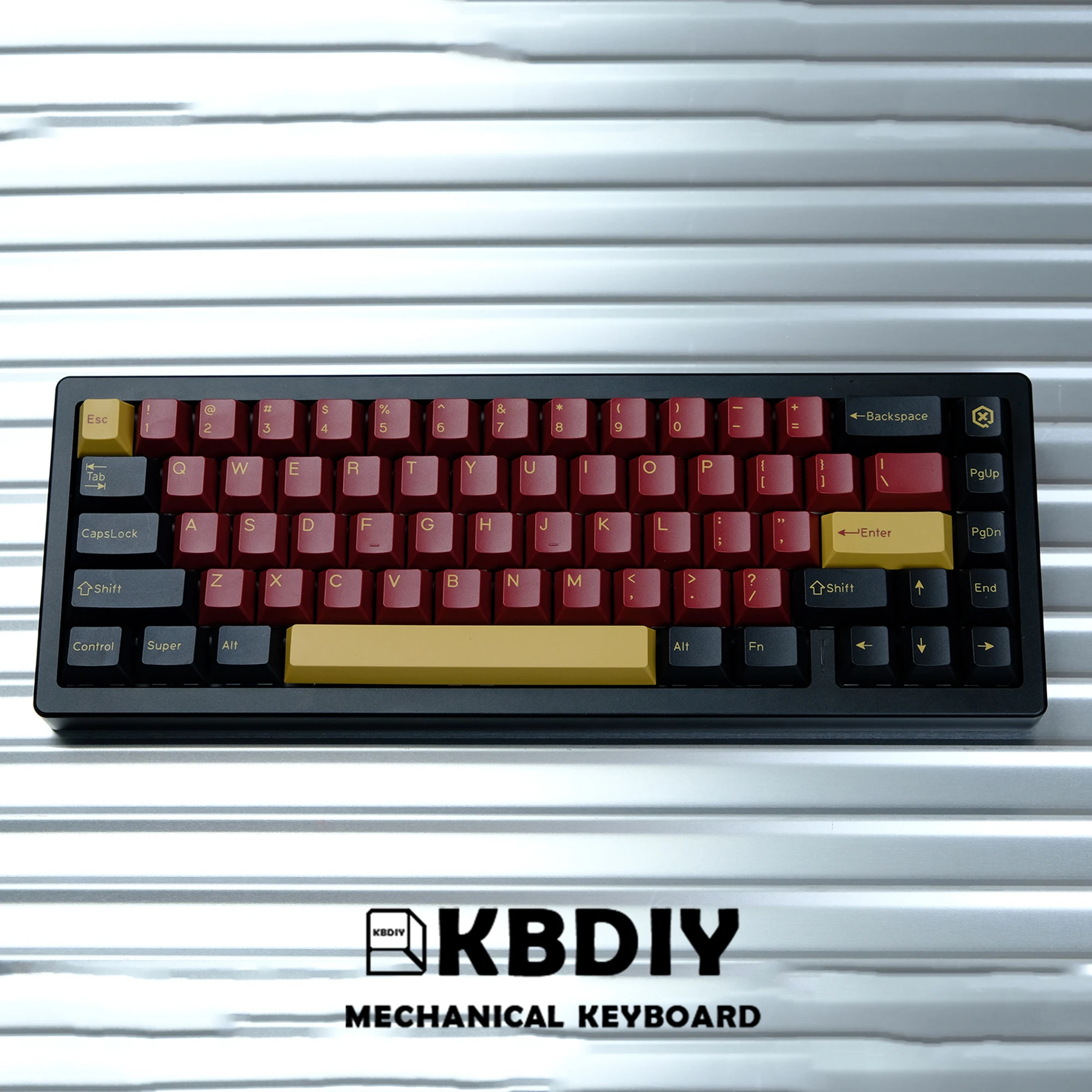 Kbdiy-keycaps Pbt Personalizados para Teclado Mecânico Perfil Cereja Gmk Keycap Samurai Vermelho Iso Keys Cap mx Switches 171 Teclas por Conjunto - Imagem 4