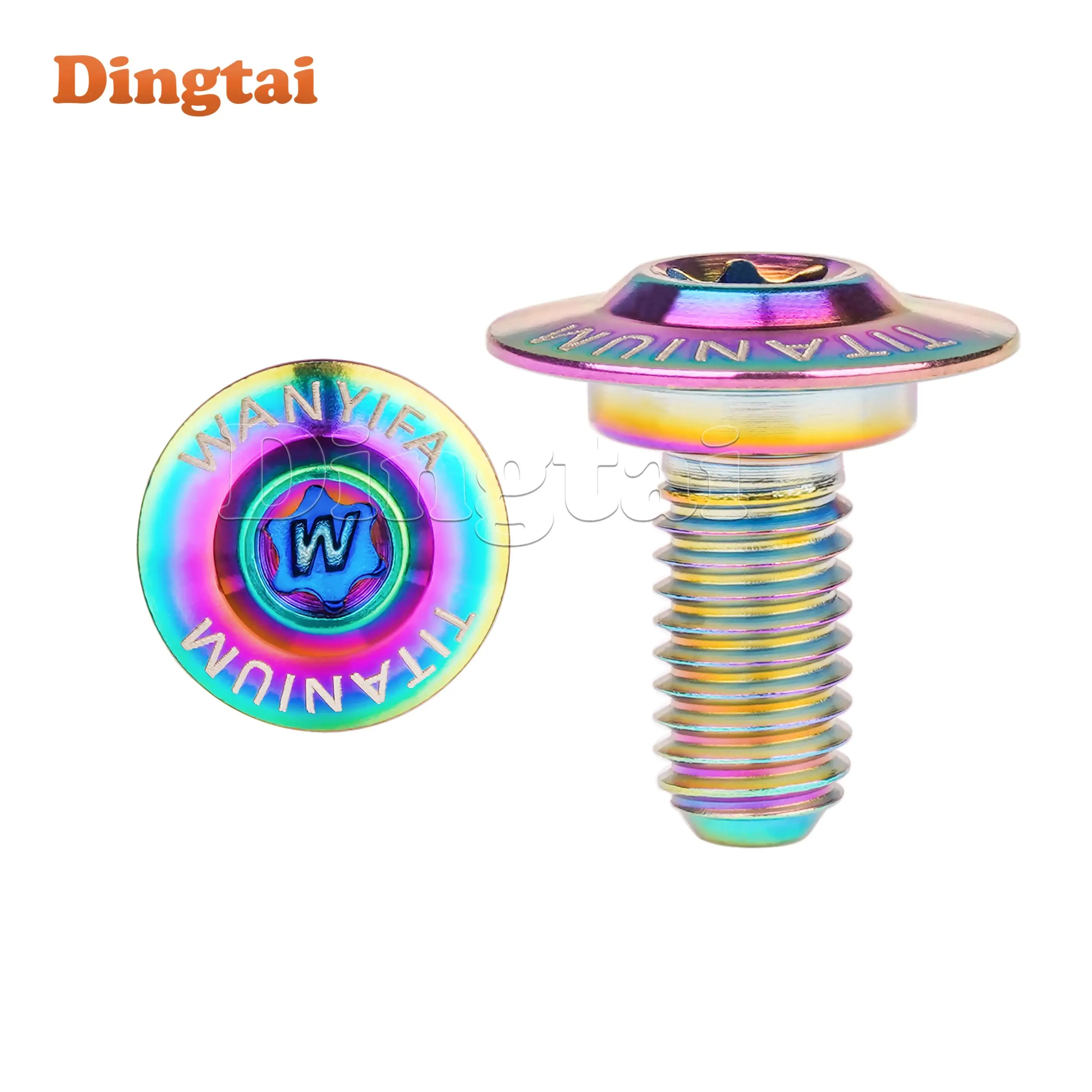 High-Strength Dingtai Titanium Alloy Step Bolt for Electric Motorcycle Side Plate