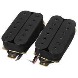 2Pcs Set Double Coil Metal Humbucker Pickup Pick-Up Set For Electric Guitar Parts Accessories