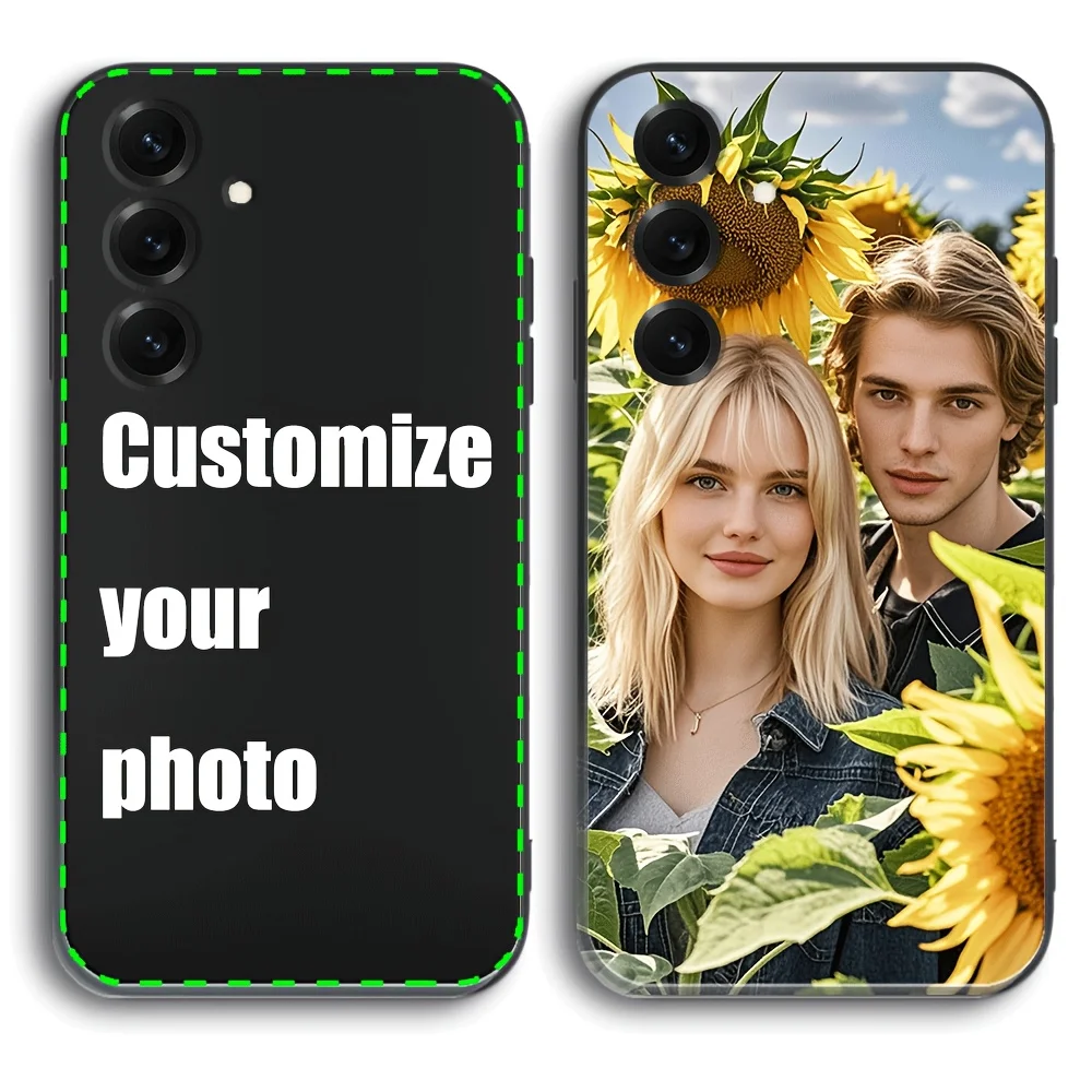 Custom DIY Couple Photo Frosted Phone Case