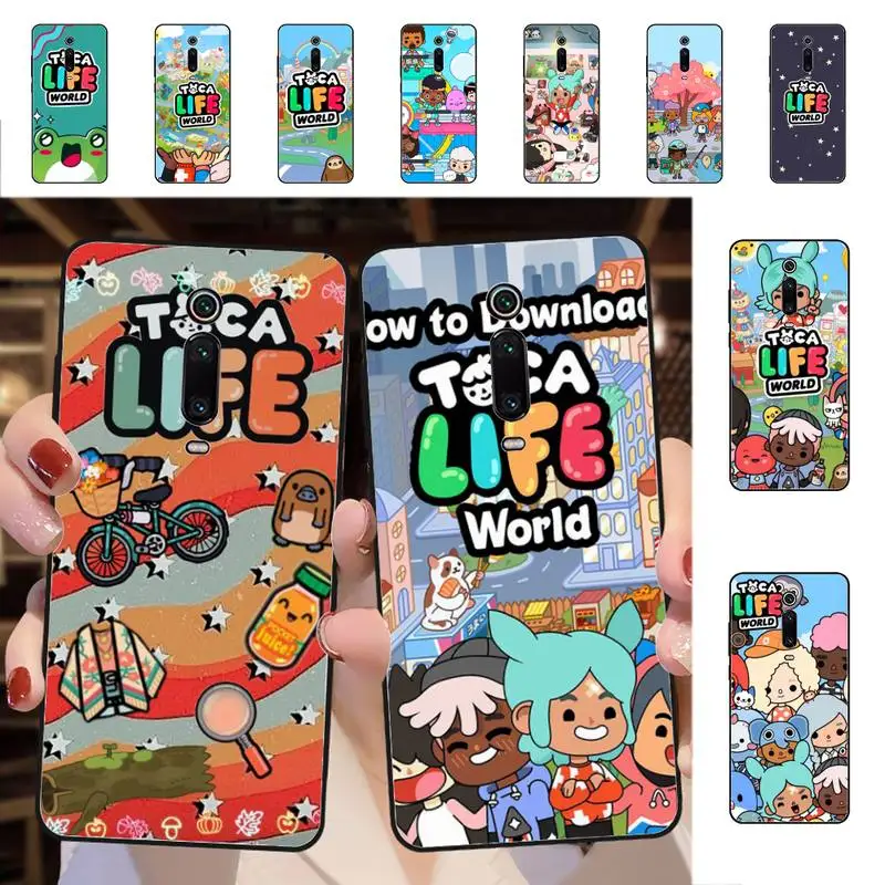 Toca Boca Toca Life World Custodia Per Telefono Per Redmi 5 6 7 8 9 10 Plus Pro 6 7 8 9 A Go K20 K30 K40 Pro Plus F3 Fundas