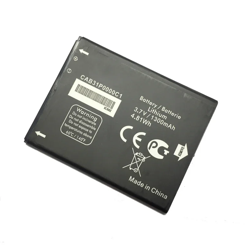 Сменный аккумулятор CAB31P0000C1 1300 мАч для смартфонов Alcatel One Touch 4033D 4032D POP C3 Pixi 4007D BY71