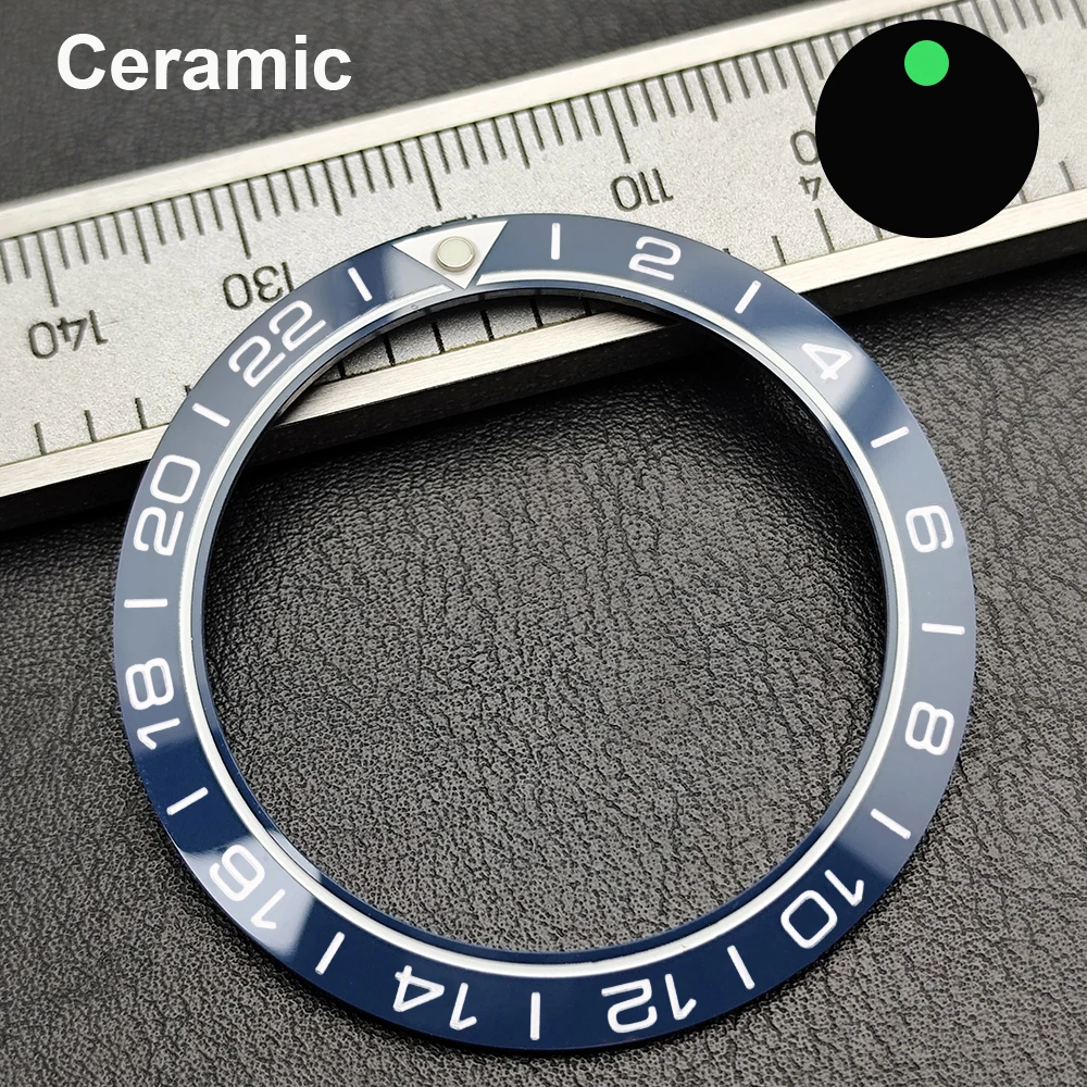 Enhanced Sloped Ceramic Aluminum Watch Bezel Ring Replacement