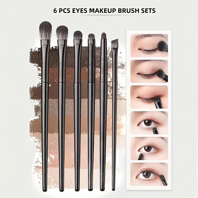 Vegan Eye Brush Set Soft Bristle