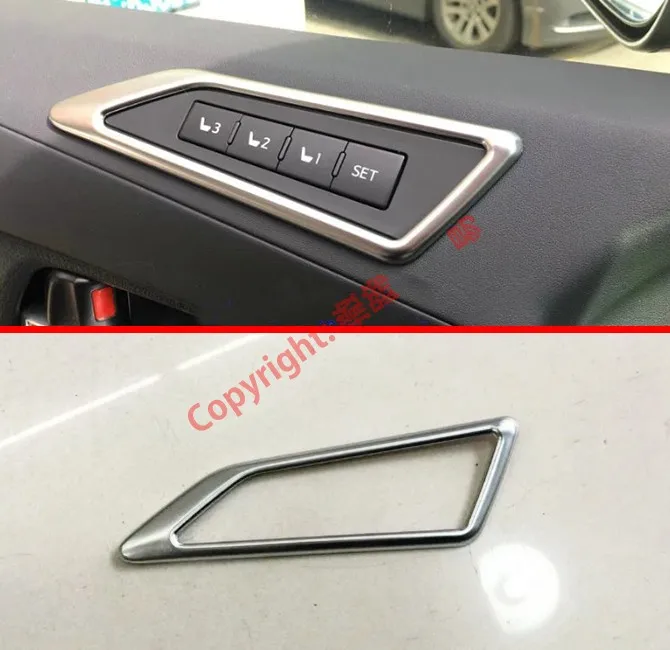 

ABS Seat Memory Adjustment Button Cover Trim For Toyota Alphard Vellfire AH30 2016 2017 2018 2019 2020 Car Accessories Stickers