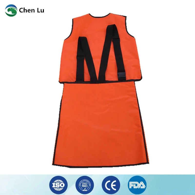 Genuine nuclear radiation protective 0.35mmpb lead apron set x-ray radiological protection high quality vest and skirt