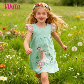 Unicorn Flare Sleeve Dress 1