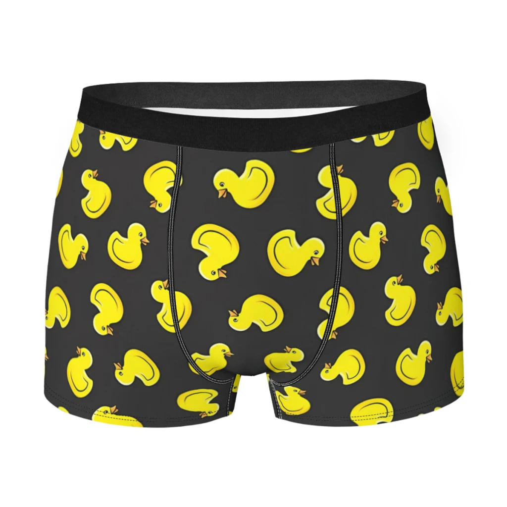 

Bath Toy Men Boxer Briefs Rubber Duck Cute Breathable Creative Underpants High Quality Print Shorts Birthday Gifts