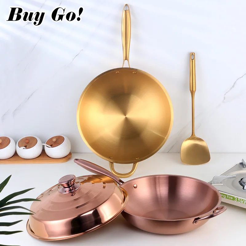 Buyer Star Frying Pan 32cm Nonstick Pan Kitchen Stainless Steel Nonstick  Skillet Kitchen Saucepan With Lid Electric Induction - Pans - AliExpress