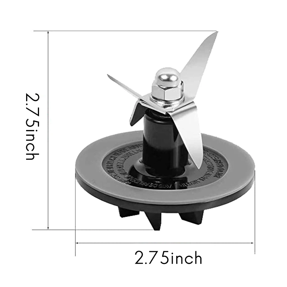 Replacement Parts Blender Blade Assembly with 3 Pcs Blender Gaskets,Replacement Parts for Cuisinart CBT-500,SB5600,CB600 HOT