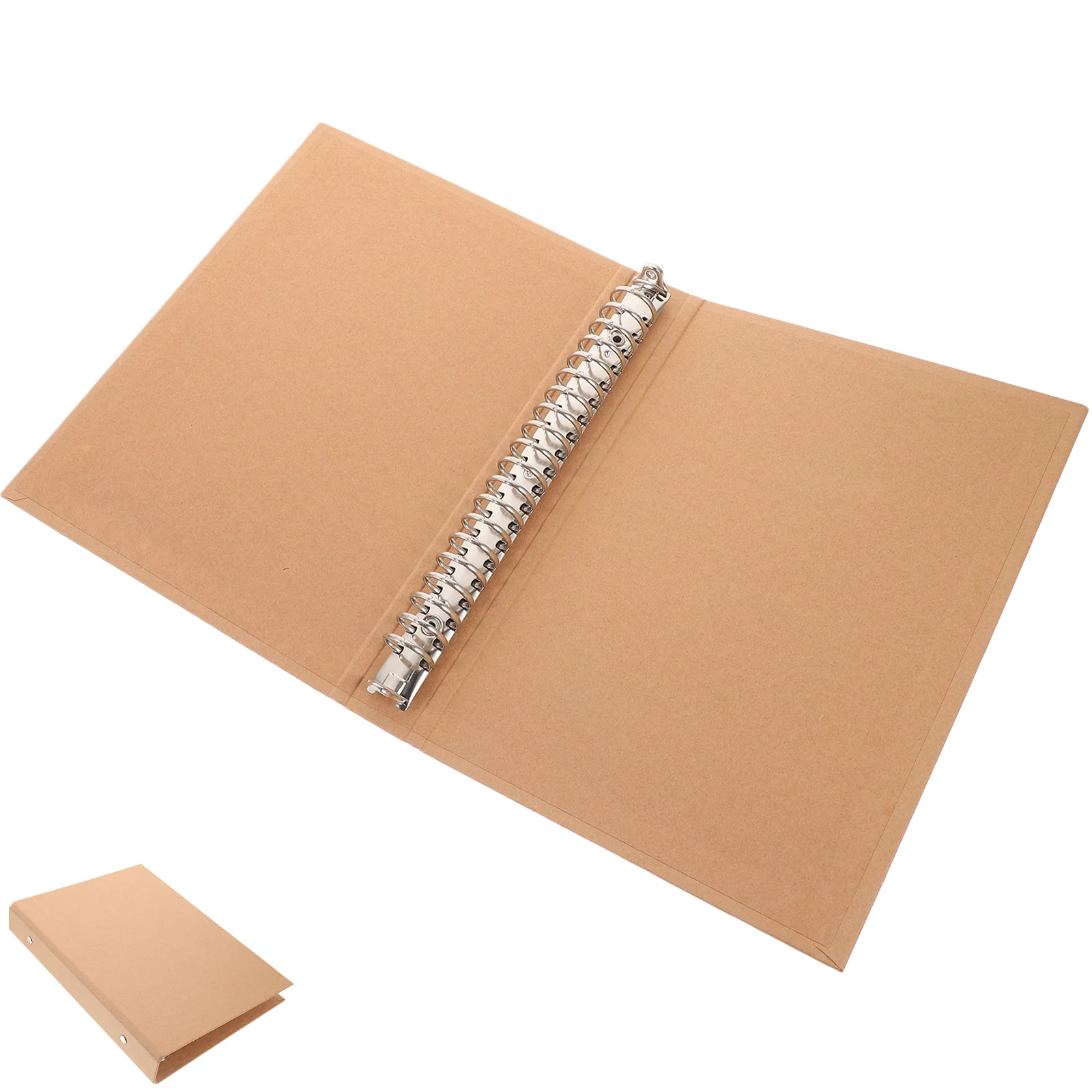 

Loose-leaf Book Adhesive Notebook Shells Planner Binder Hard Hand Account Desktop Organizer Kraft Paper