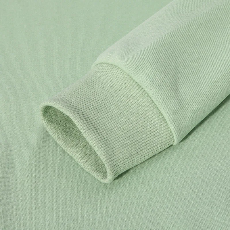 Felpe solide con Logo ricamato personalizzato autunno inverno felpa in pile caldo top da uomo di alta qualità Pullover Hip Hop di marca maschile 3