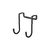 201 Stainless Steel Hook Free Punching Double S-Shape Hook Kitchen Bathroom Cabinet Door Back Type Coat Towel Storage Hanger 5