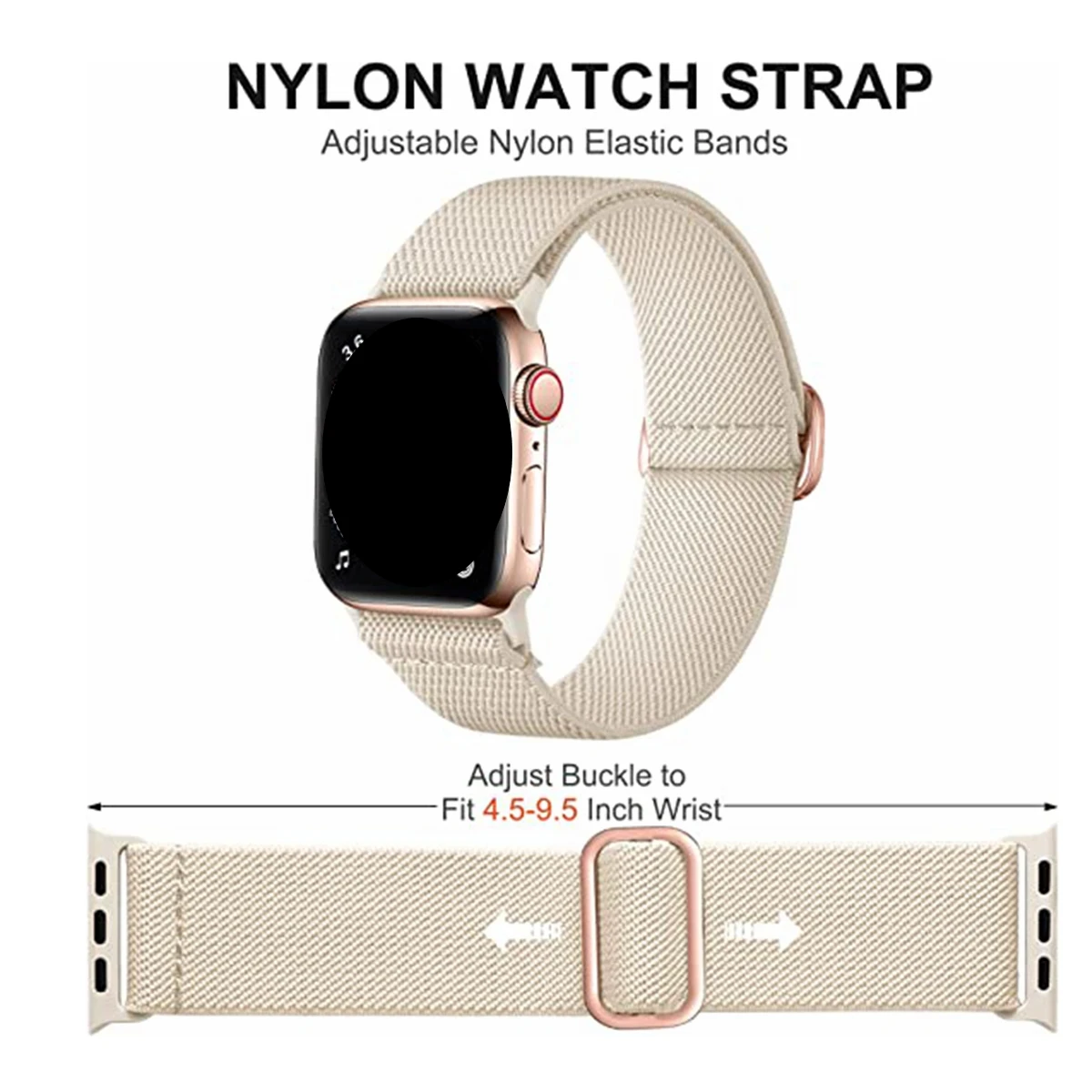 รูปสินค้า สายรัดยืดหยุ่นสำหรับ Apple Watch ขนาด 38-49 มม.