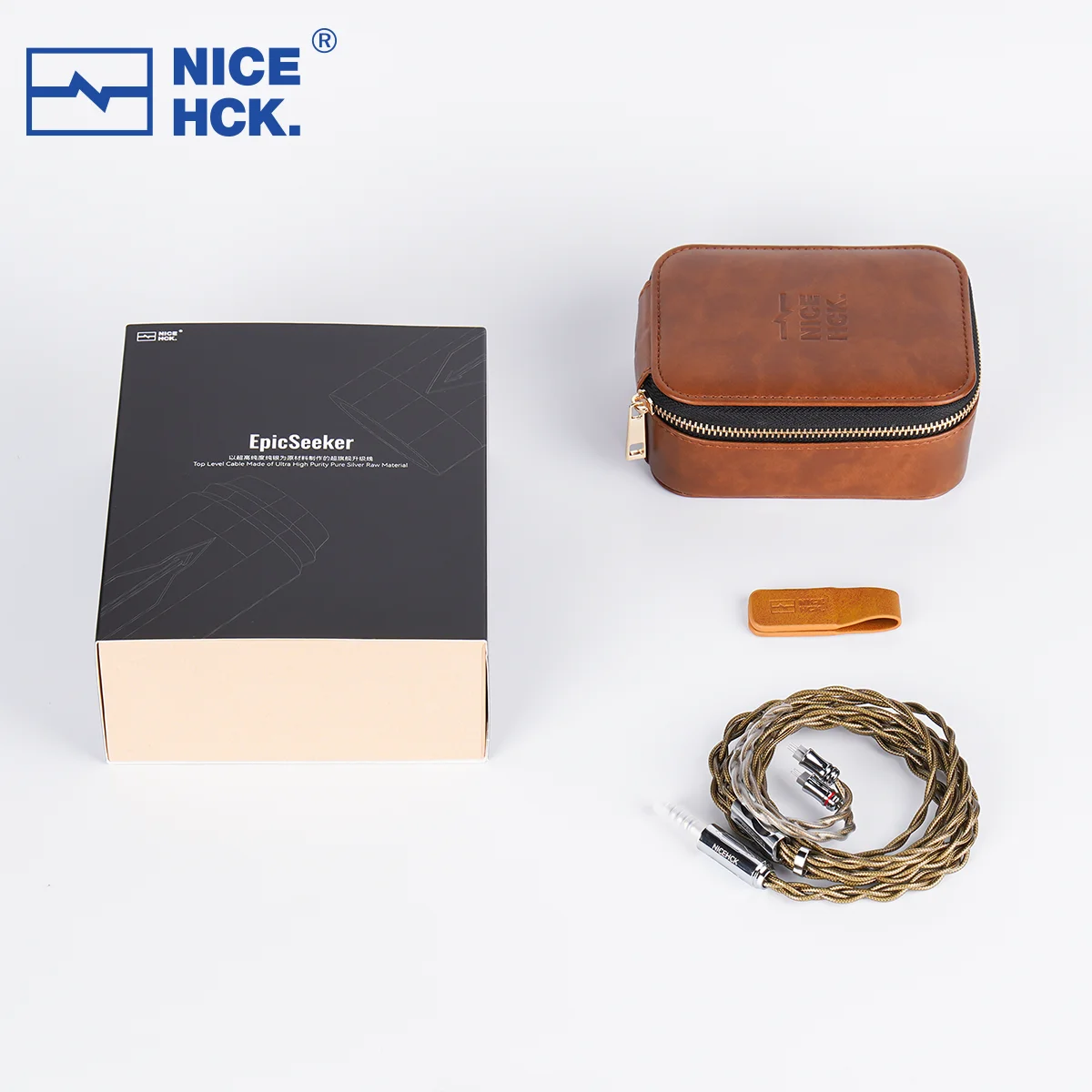 NICEHCK EpicSeeker 超高純度純銀交換オーディオマニアケーブル