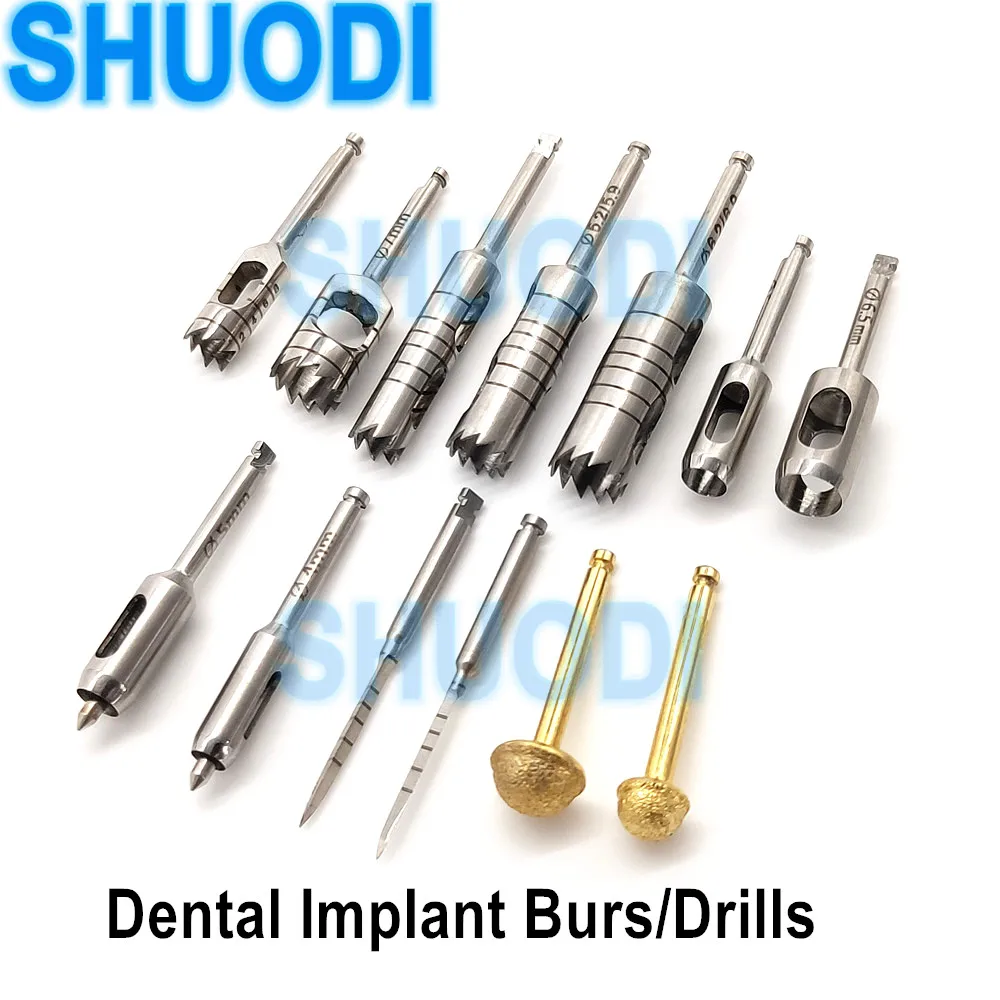 Dental Implant Bur Implant Planting Tools Surgical Disk Tools with