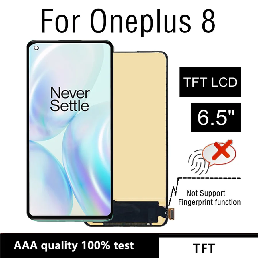 

Touch Screen Digitizer Assembly for Oneplus 8, TFT LCD Display, 6.55 ", IN2013, IN2017