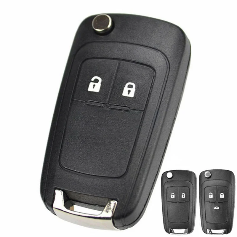 

2/3 Buttons Car Remote Key Shell Case Flip Cover Fit For -Chevrolet -Cruze/-Spark/-Orlando Car Lock System Accessories