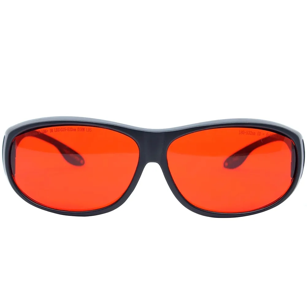 OD5+ OD6+ 190nm-540nm Laser Safety Glasses 405nm 450nm 488nm 532nm Laser Protective Goggles