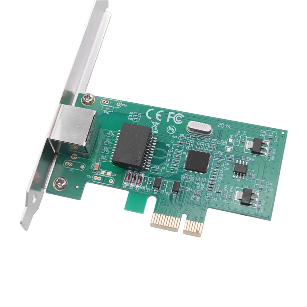 데스크탑 PC용 이더넷 카드, PCI 익스프레스 RJ-45 랜 어댑터, RJ45 LAN 컨트롤러, 1000Mbps, 10 m, 100 m, 1000m