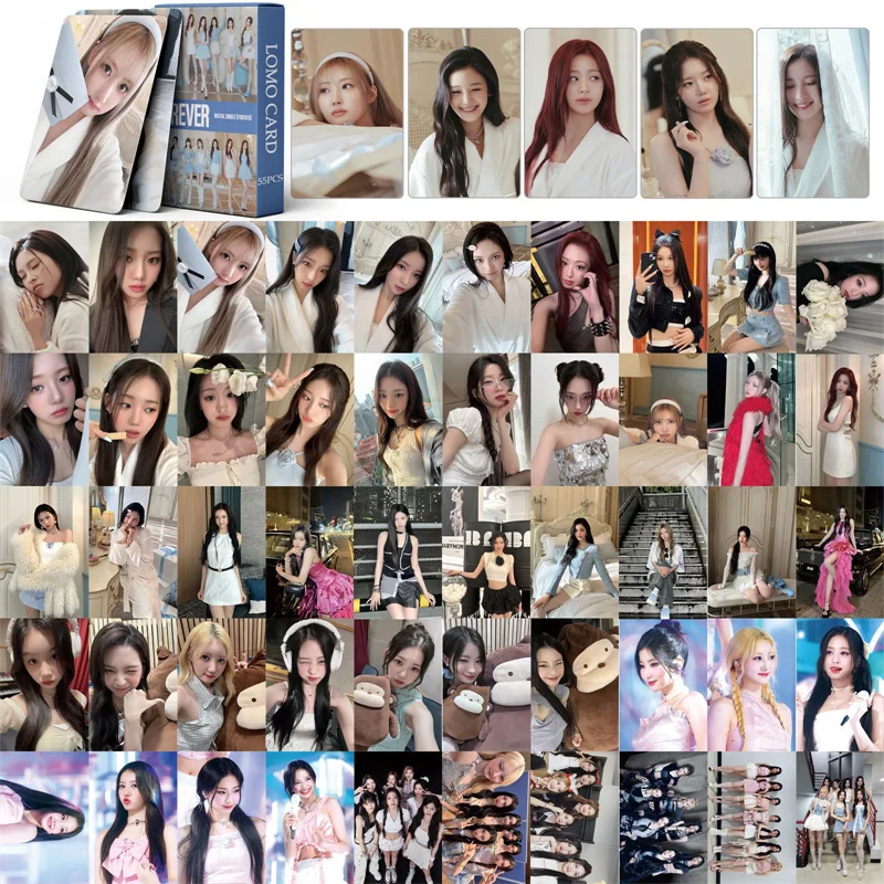 55pcs/set KPOP BABYmonster Album FOREVER LOMO Card HARAM ASA
