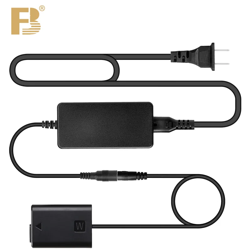 DC Power Supply FB NP-FW50 Dummy Battery Adapter Kit AC Power Supply For Sony NEX-6 NEX7 A6300 A7M2 ILCE-6000 DSC-RX10DSC NEX-5R ZV-E10 ILCE-QX1