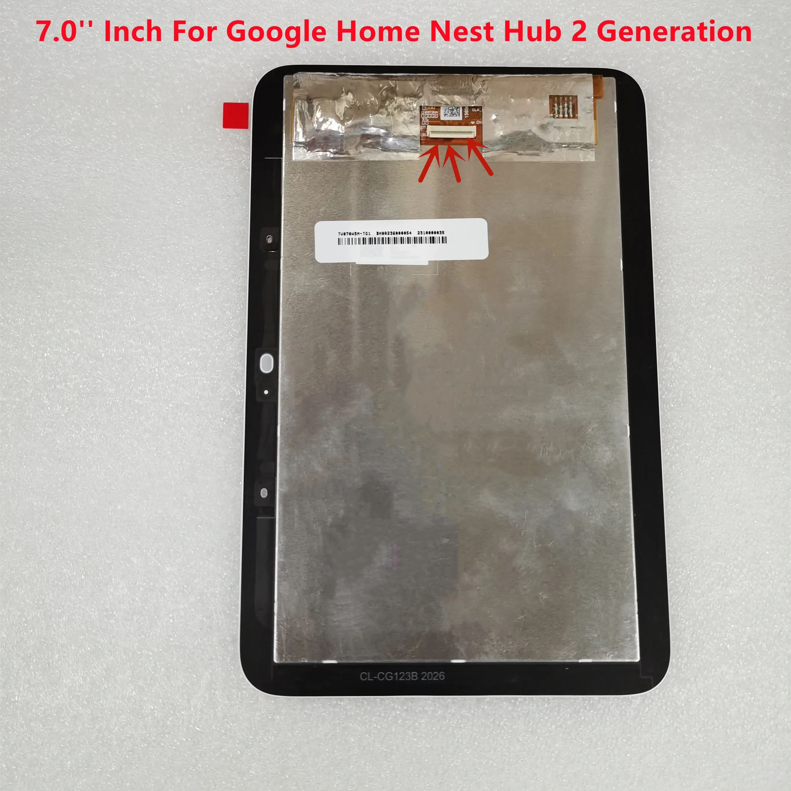 

Original 7.0 '' Inch For Google Home Nest Hub 2 Generation LCD Display Touch Screen Digitizer Assembly Repair Parts 100% Tested