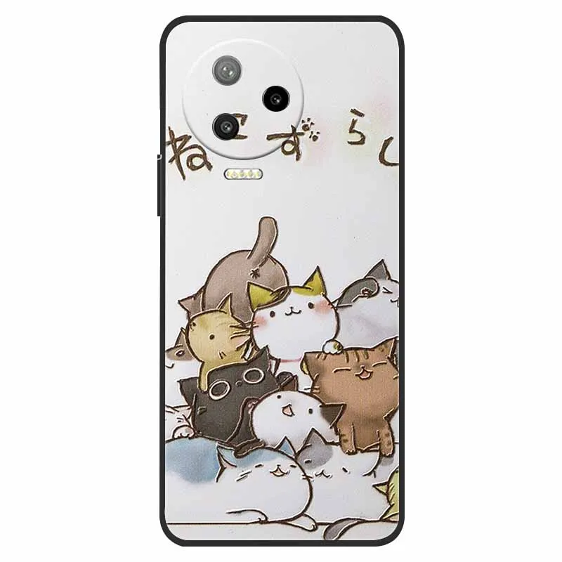 3D Relief Embossed Soft Silicone Cartoon Phone Case with NFC Compatibility