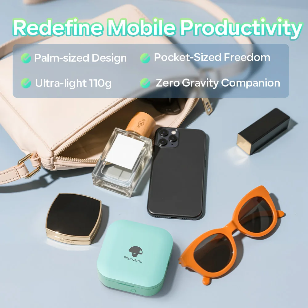 Portable Wireless Phomemo Q30 Mini Label Maker for DIY Date Stickers with Multiple Label Paper Options