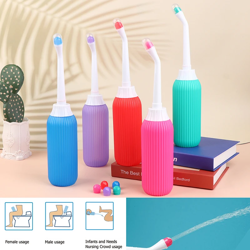 100/500ml Portable Bidet Private Parts Flushing Device Butt Cleaner Confinement Pregnant Lying-in Women's Perineum Body Care