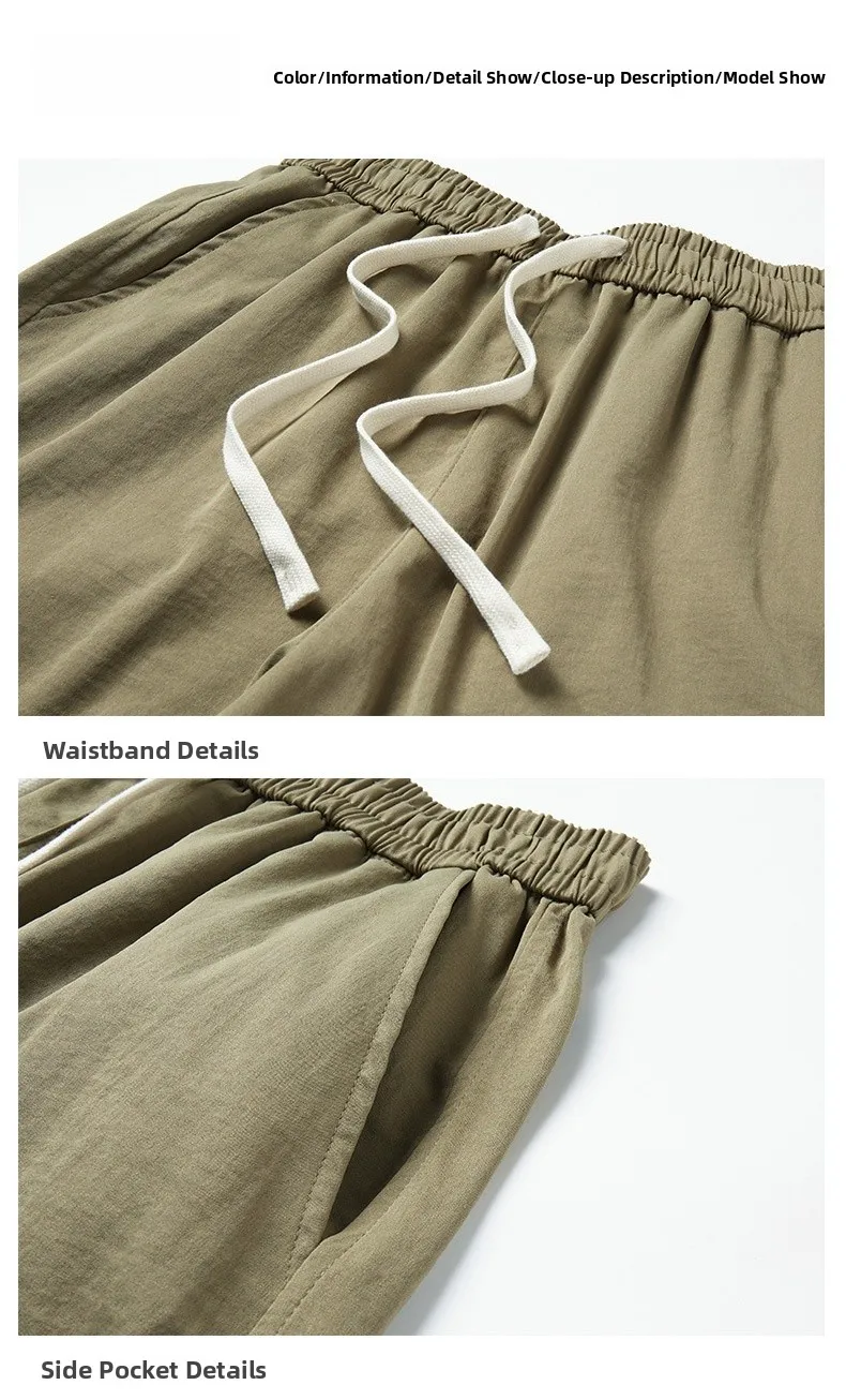 Loose Fit Cotton Cargo Pants Outdoor Workwear S67c064a9eacb410f940873435e605821k