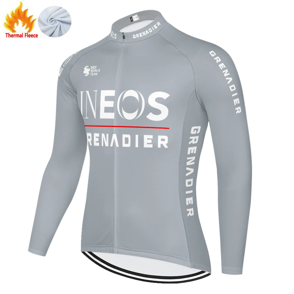 2025 ineos cycling jersey men Long Sleeve bike jersey men winter