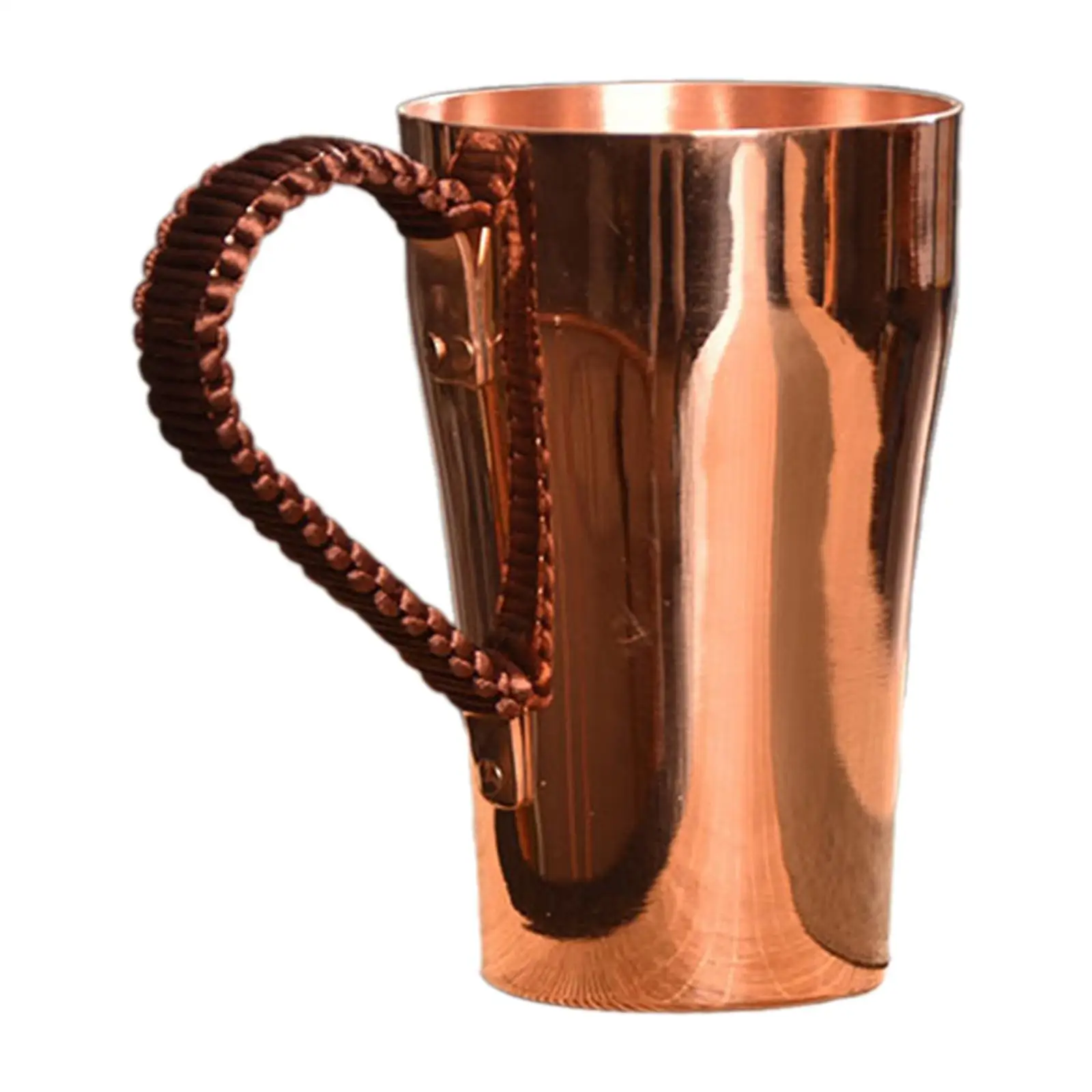 Copper Coffee Mug Drinkware Moscow Mules Cup Large Capacity 400ml Water Mug Handmade Copper Water Cup for Beverage Hosuehold
