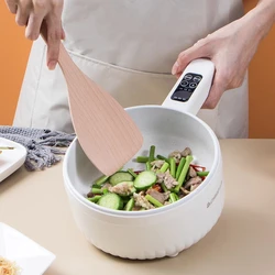 600W Electric Cooking Pot Rice Cooker Hotpot Multicooker Pancake Smart Electric Skillet Fried Pan Food Steamer 220V
