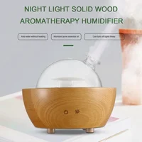 200ml Aroma Humidifier Diffuser Wood Air Purification Aromatherapy Essential Oil Atomizer Mist 7 Colors for Home Office Room 2