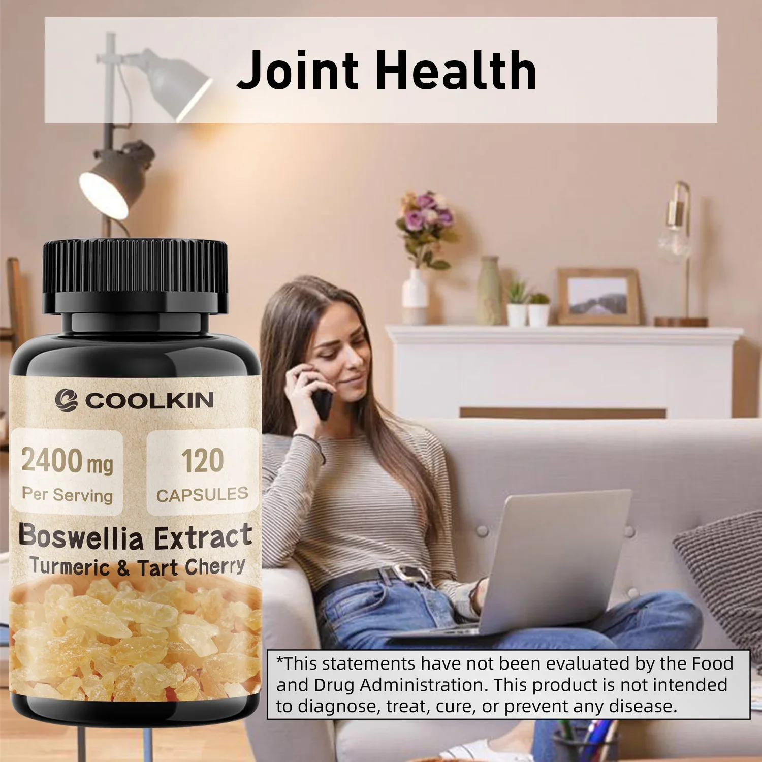 Boswellia Extract 120 Capsules Supports Joint Health Relieves Joint Pain Improve Mobility and Comfort boswellia extract capsules