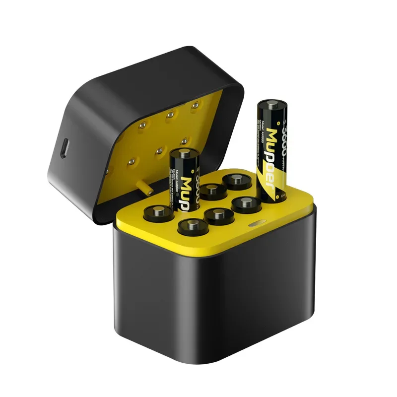 AA1.5V New Energy No.5 Rechargeable Lithium ion Battery Intelligent Charger Set