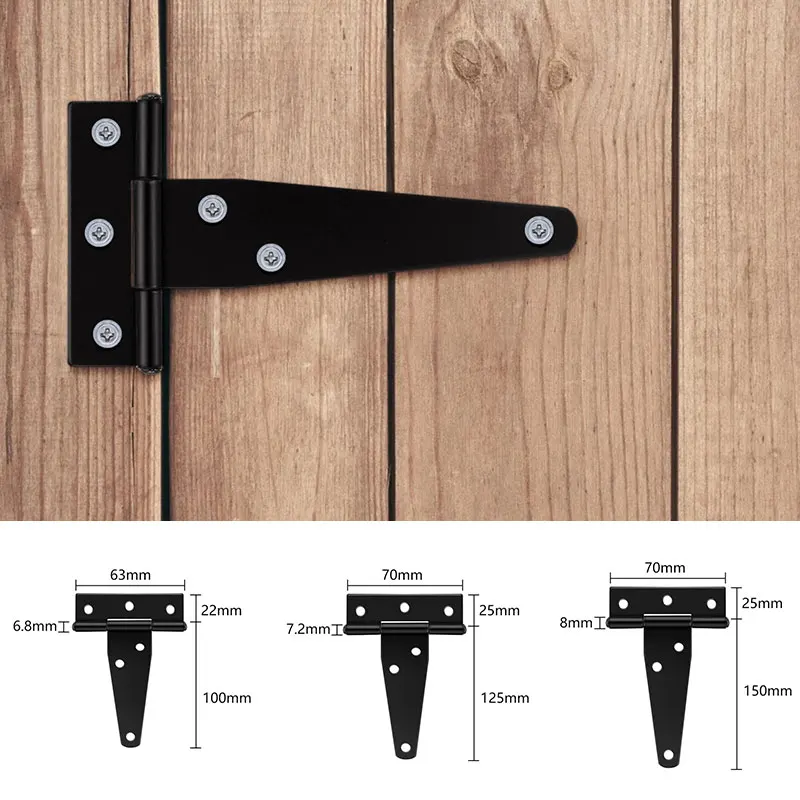 T-Shaped Triangular Iron Hinge For Cabinet Shed Wooden Gate Hinges Furniture Hardware Accessories bisagras furniture hinge,cabinet door hinges,cabinet hinges,wooden box hinge
