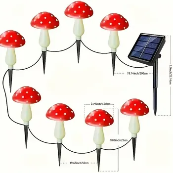 Solar Mushroom Garden Lights 1