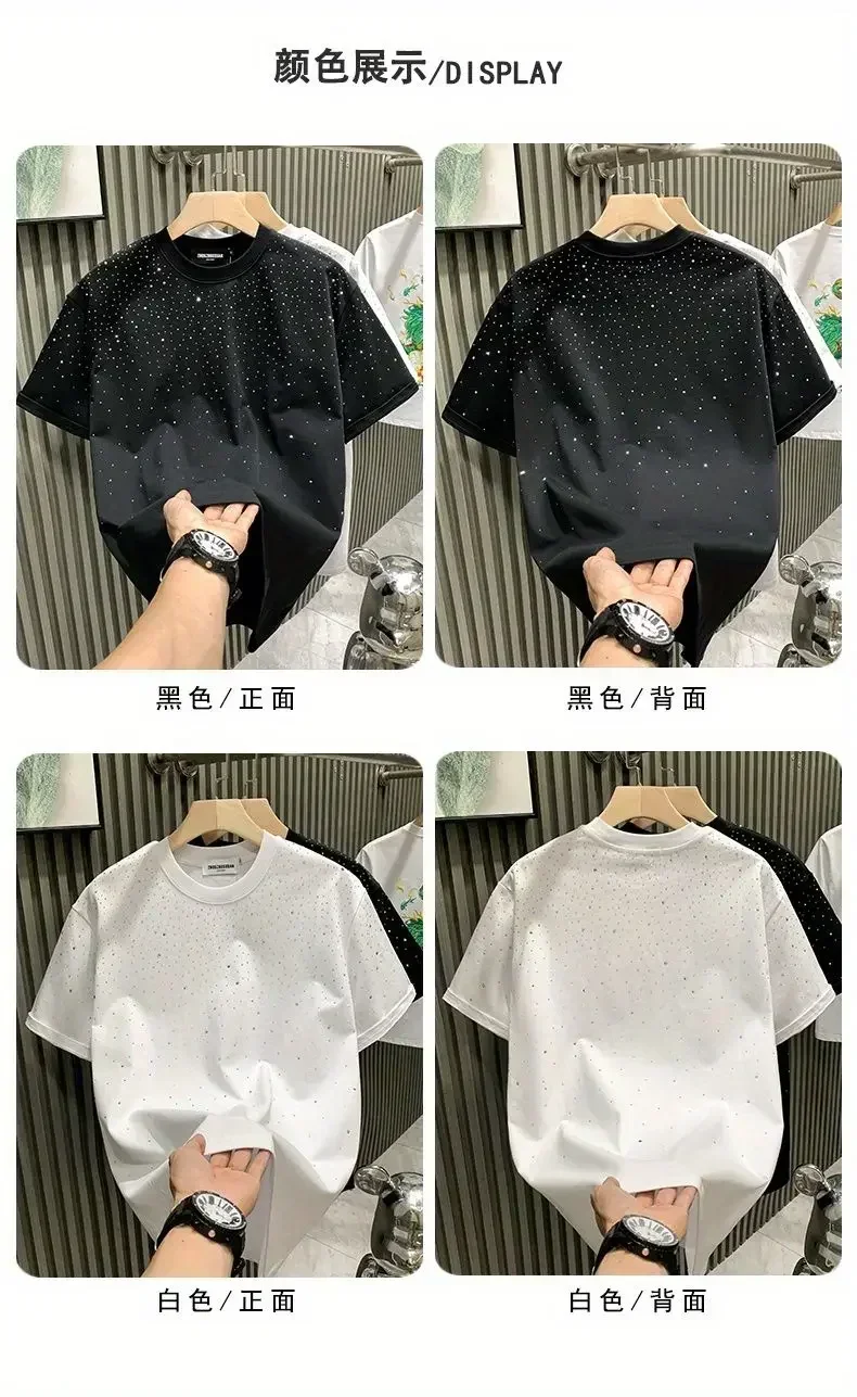 PlatiNum Men's Diamond Print T-shirt Wearing Style 1