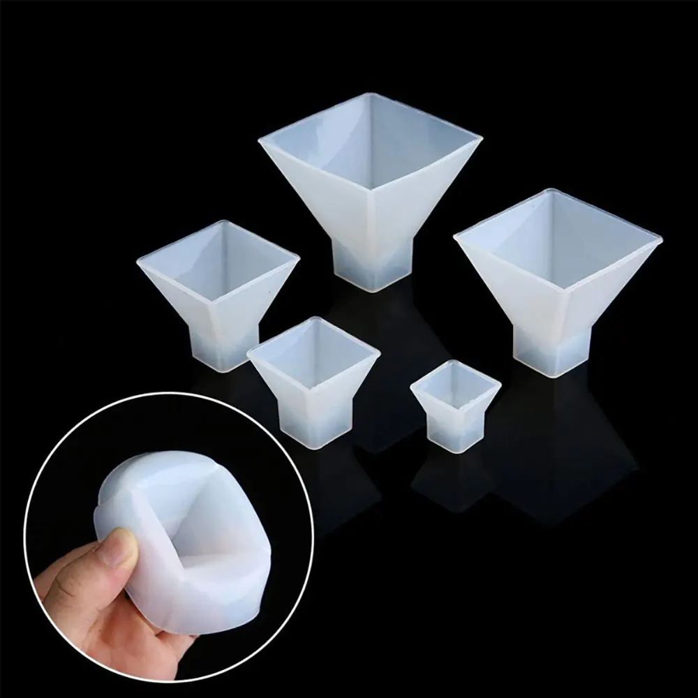 실리콘 세계 20-60mm 피라미드 삼각형 실리콘 금형 DIY 수지 장식 공예 보석 보석에 대한 금형 수지 금형 만들기
