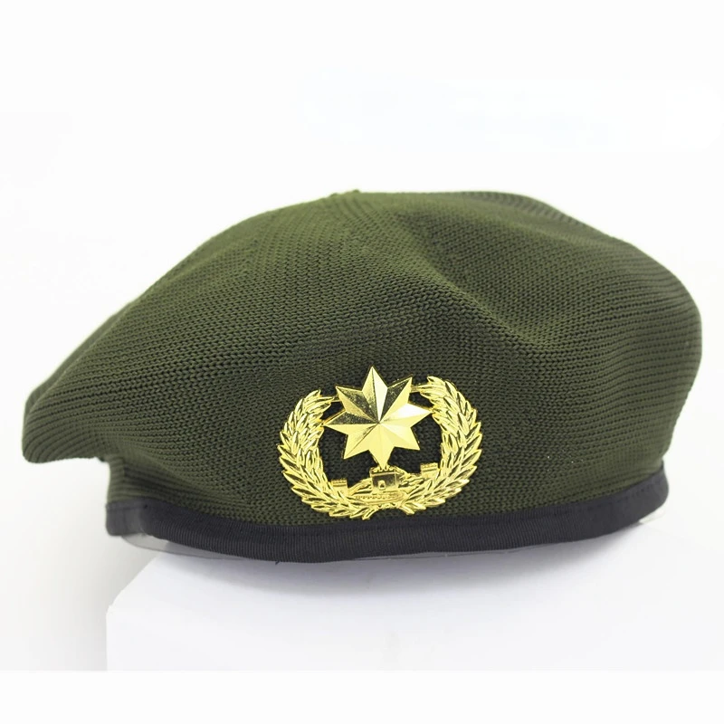 Mesh Army Beret Hat for Men Women Summer Breathable Military Costume Cap Adjustable