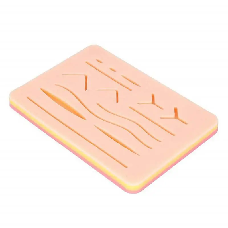 Other Arts And Crafts Suture Training Kit Skin Operate Practice Model Pad Needle Scissors Tool Teaching Equipment y traumatic skin suture model suturing training pad wound silicone suture pad reusable silicone suture practice mat